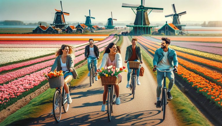 Cycling Across the Dutch Countryside