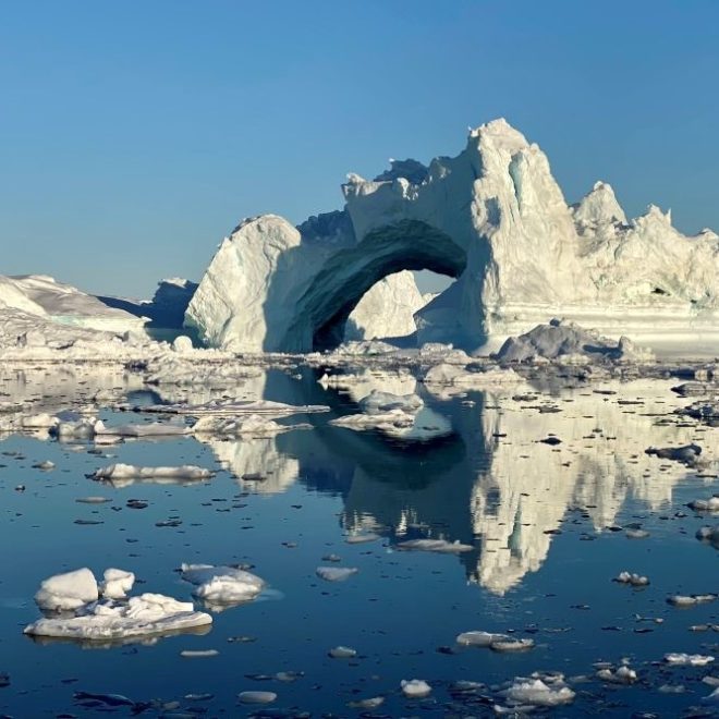 Exploring the Ilulissat Icefjord in Greenland
