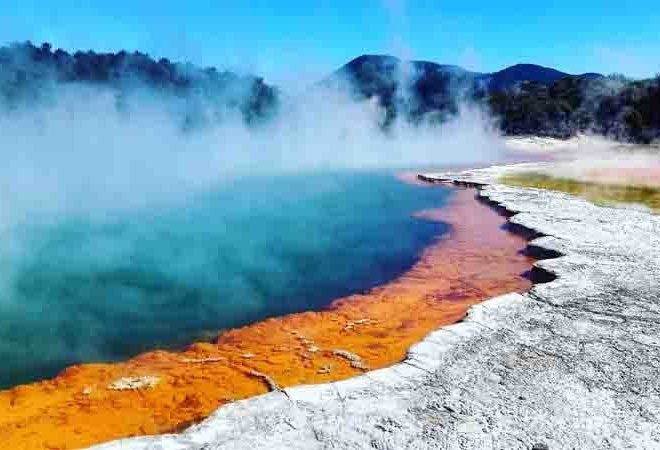 Hot springs in Rotorua
